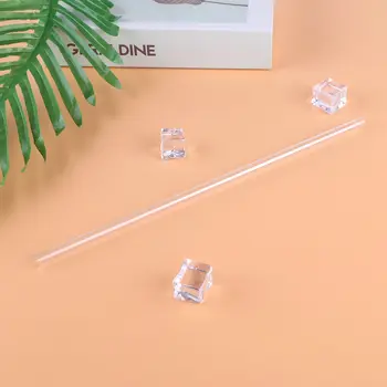 6 ks náhradních brček s čisticím kartáčkem, dlouhá brčka, brčka na pití pro Stanley 20/30/40oz příslušenství 8 nejlepší prodej Brčko Stanley Tumbler - №5