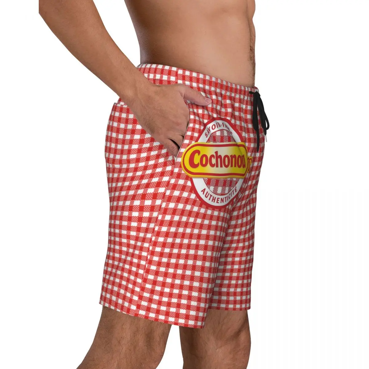 COCHONOU-Maillot de bain pour homme, short de plage, pantalon de natation, de course, de sport