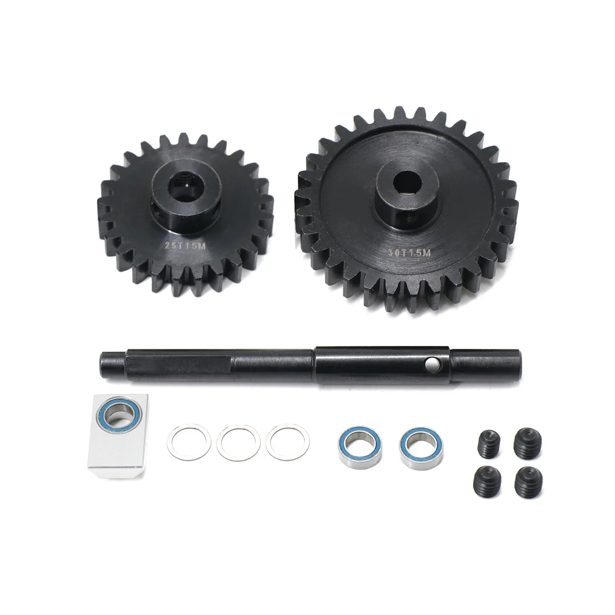 Suitable for Traxxas 1/5 X-MAXX XRT Hardening 1.5M Steel Teeth 25T+30T Big Teeth+Motor Teeth Kit.