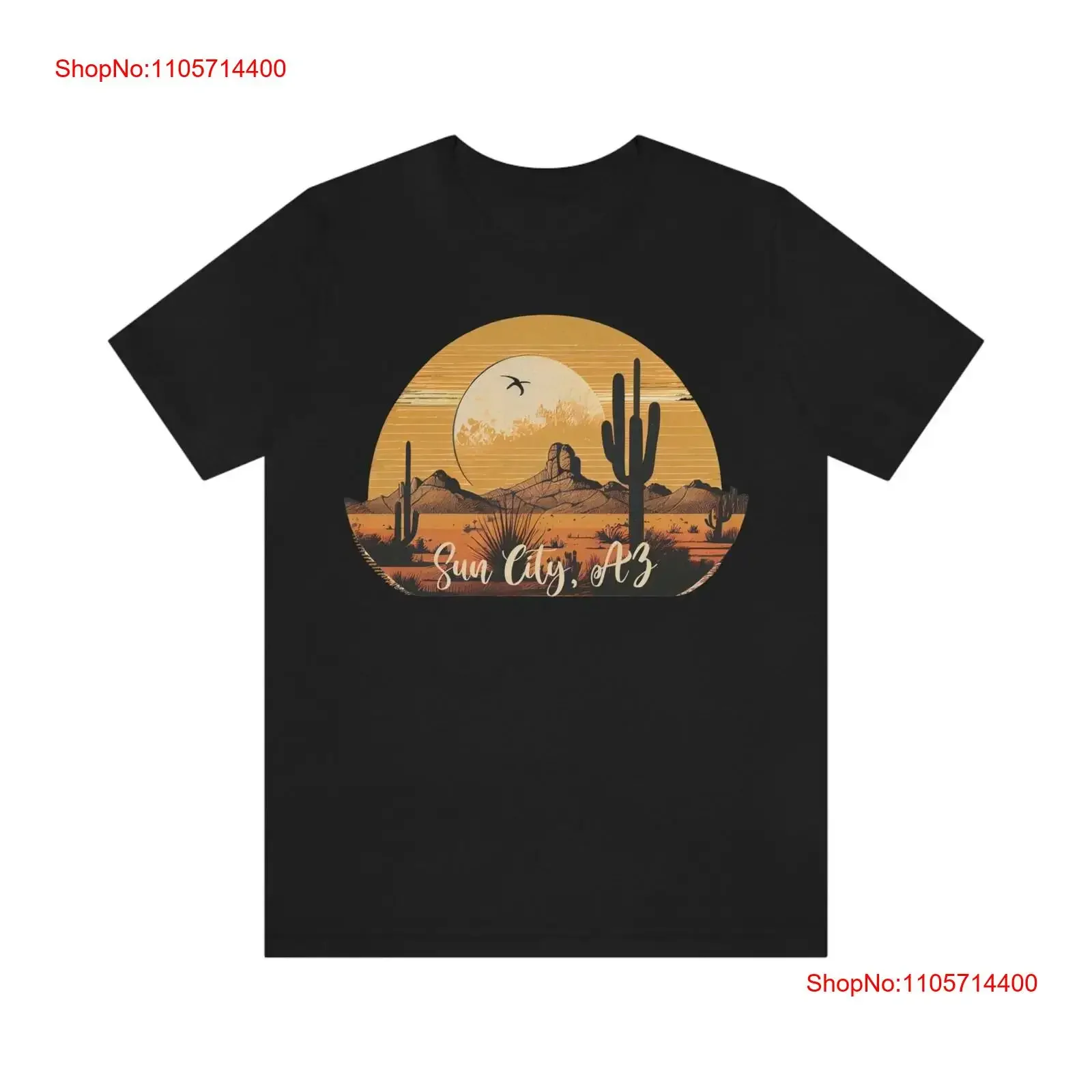 T-shirt Vintage Sun City Arizona pour Homme, style décontracté, extensible, respirant, effet délavé, polyvalent, idéal pour les communautés de retraite