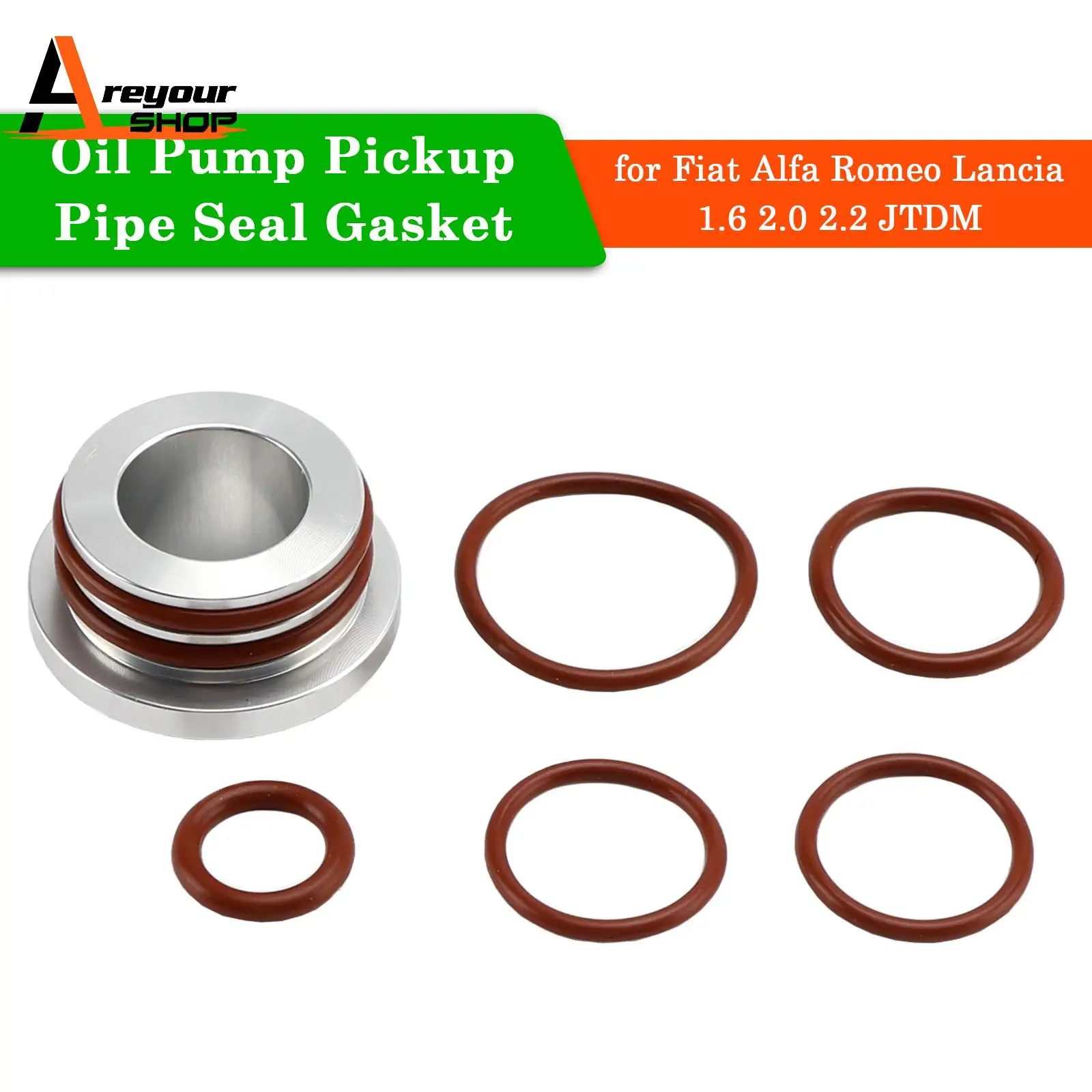 

Areyourshop уплотнительная прокладка трубы датчика масляного насоса для Fiat Alfa Romeo Lancia 1,6 2,0 2,2 JTDM