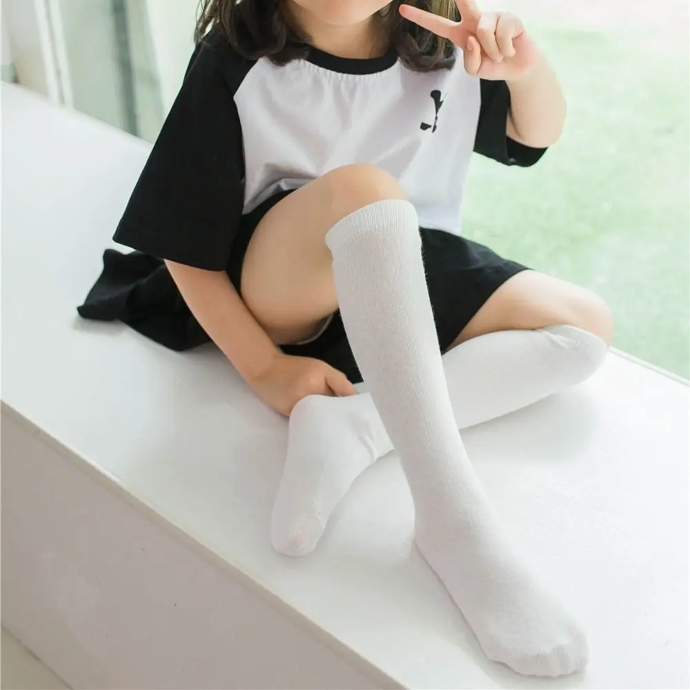 

Leg Warmers Cotton Cotton Stockings Soild Color Soft Knee High Socks Calf Socks