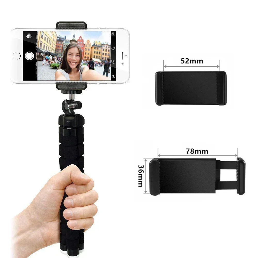 ZLRLMHY The Tripod Phone Holder Is A Universal Accessory Bracket Suitable for Installing Tripod Mobile Smartphones.