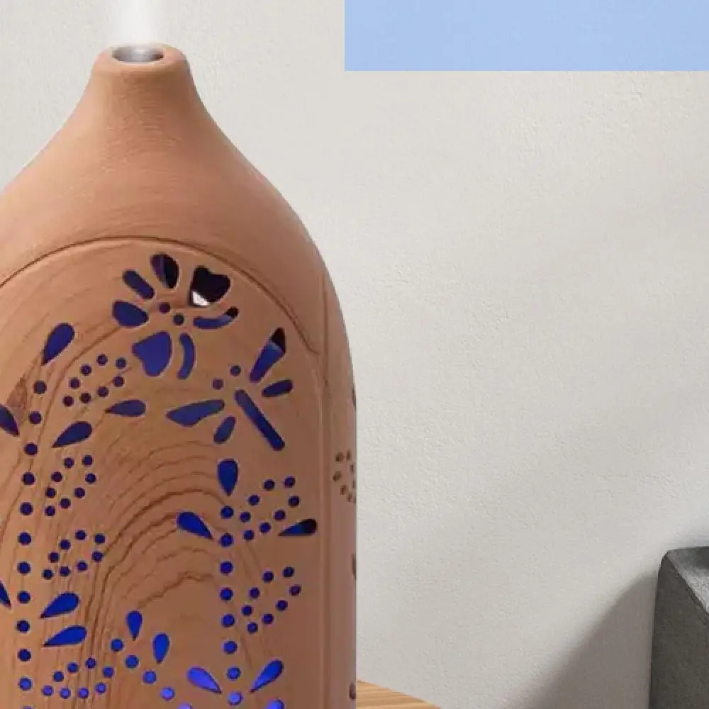 

Ультразвуковой диффузор для ароматерапии Lavender Hollow с 7-цветным светодиодом, бесшумный шепот, автоматическое отключение, диффузор эфирного масла для дома