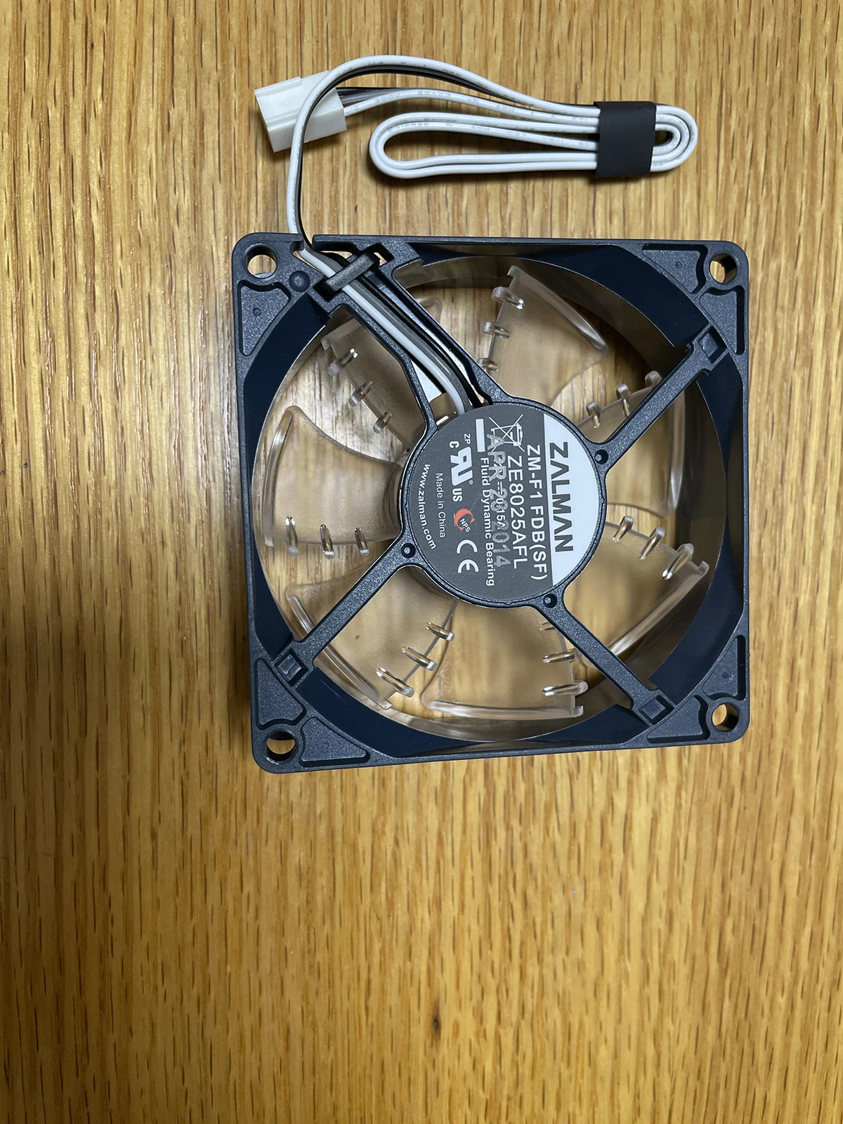 New Original ZM-F1 FDB (SF) ZE8025AFL 8025 12V 0.15A desktop computer case fan in stock