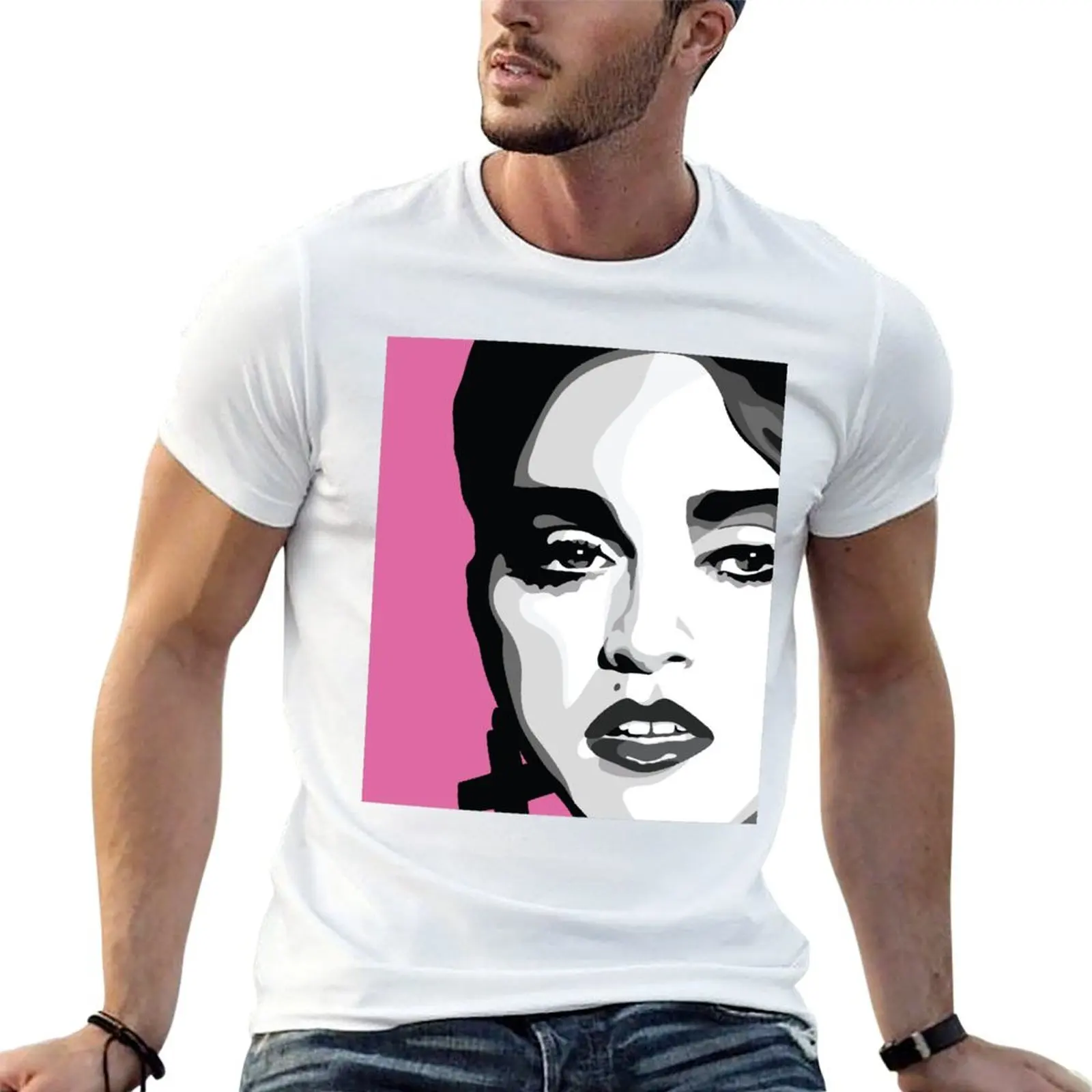 

shirts t men T-Shirt shirts Madonna with young prints for casual t man