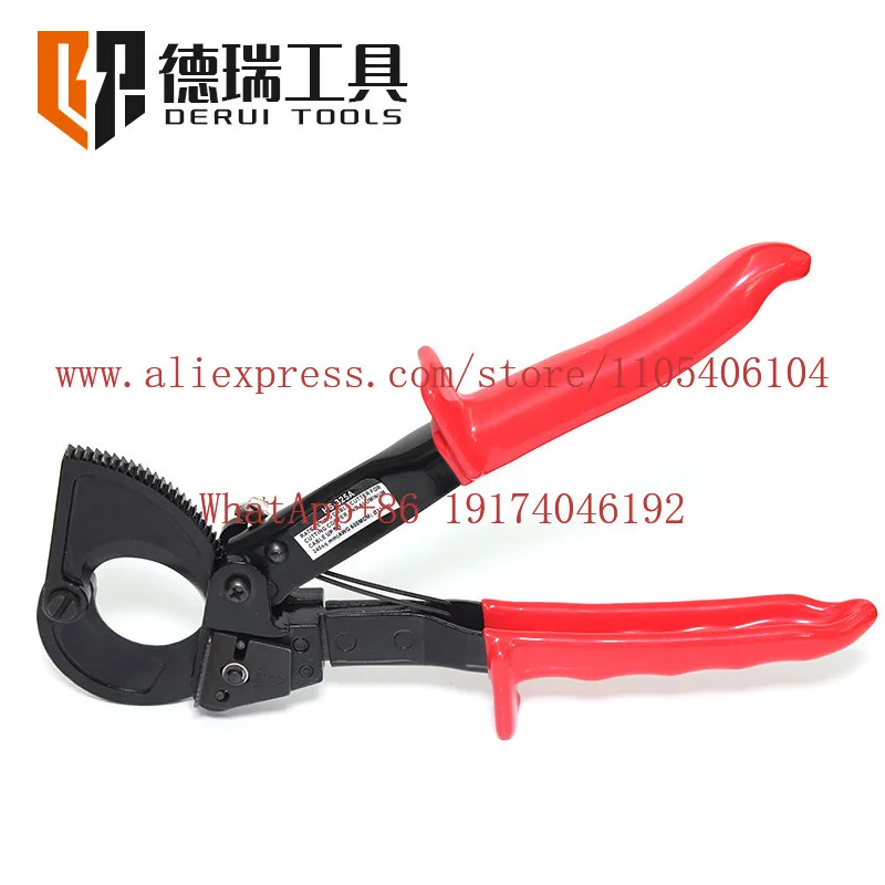 HS-325A Ratchet cable shears Copper and aluminum cable shears, wire breakers, labor-saving tool shears