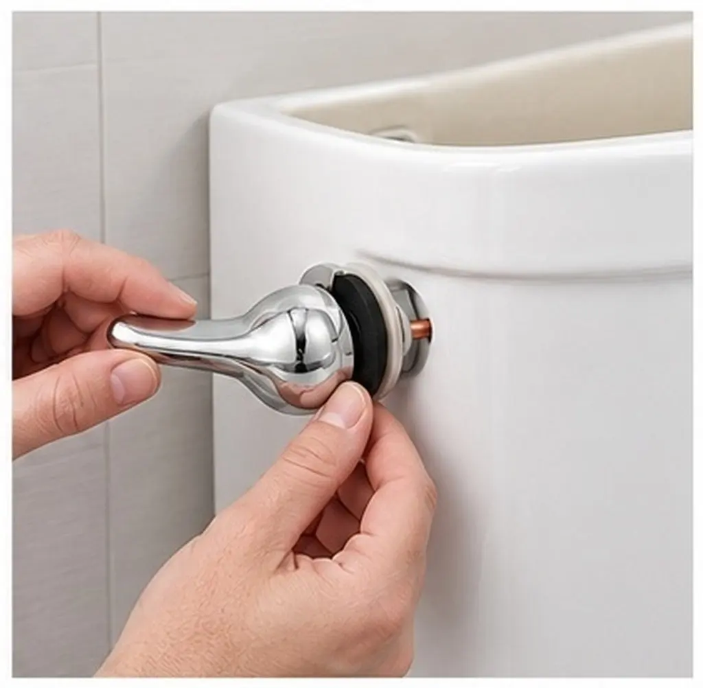 Toilet Tank Wrench Flush Lever Handle Durable ABS Home Hotel Bathroom Accessories Universal Design Efficient Performance