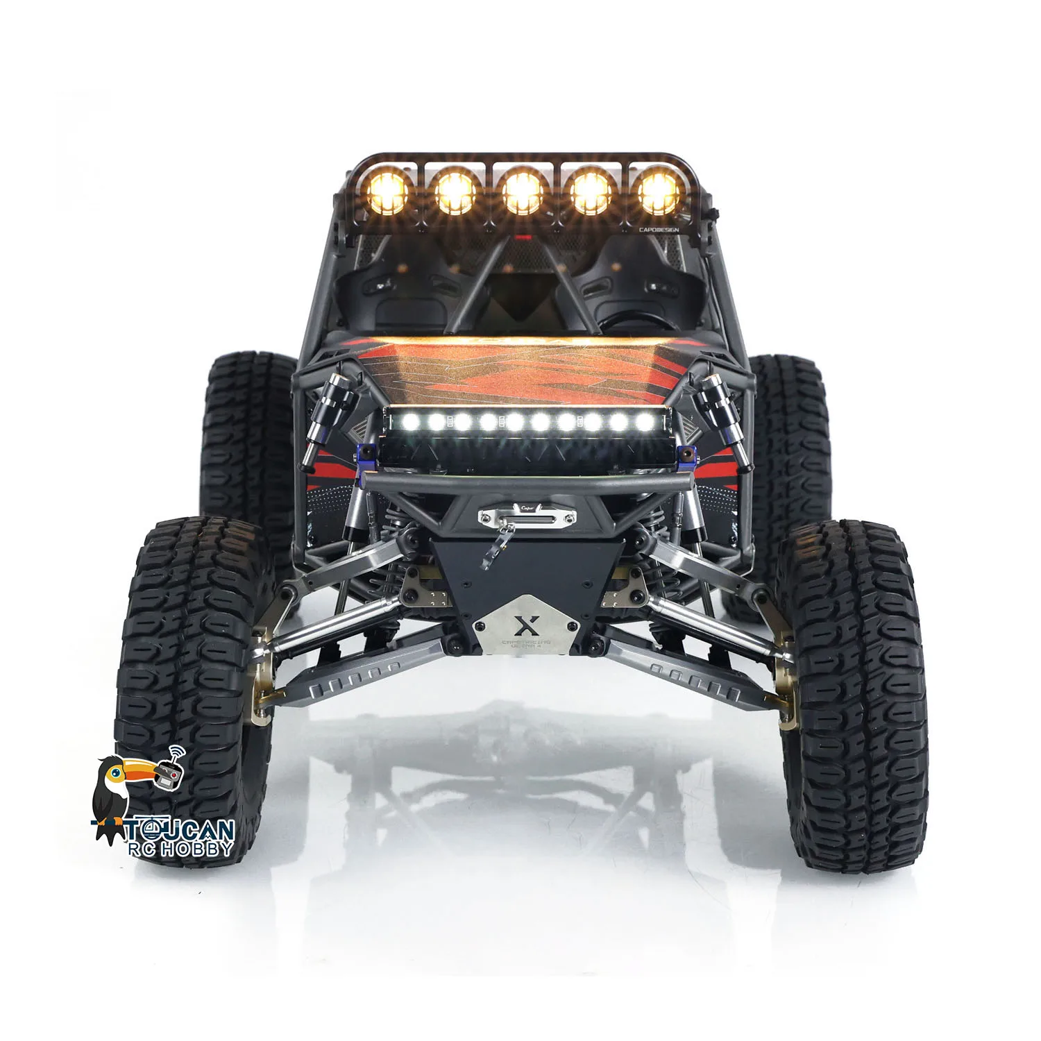 

Масштаб 1/8 RC Crawler RTR Capo U4 Queen CD1582X Внедорожный автомобиль Свет Звуковая лебедка Дымовой блок Дистанционное управление 2-скоростной гоночный грузовик
