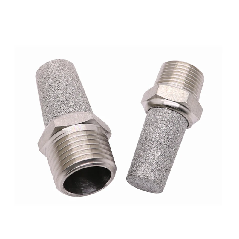1/8" 1/4" 3/8" 1/2" BSL Muffler Pneumatic Connector Male Thread 304 Stainless Steel Muffler Accessories Valve Silencer Denoise