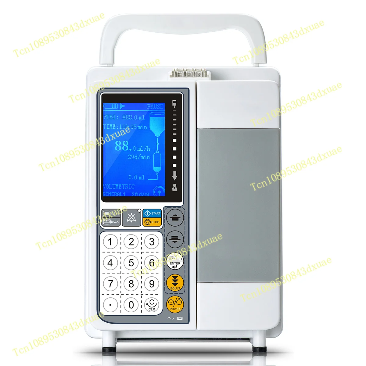 MSLVP03 Double CPU Safer Infusion Pump Big Brightness Display Infusion Pump For Vet Equipment