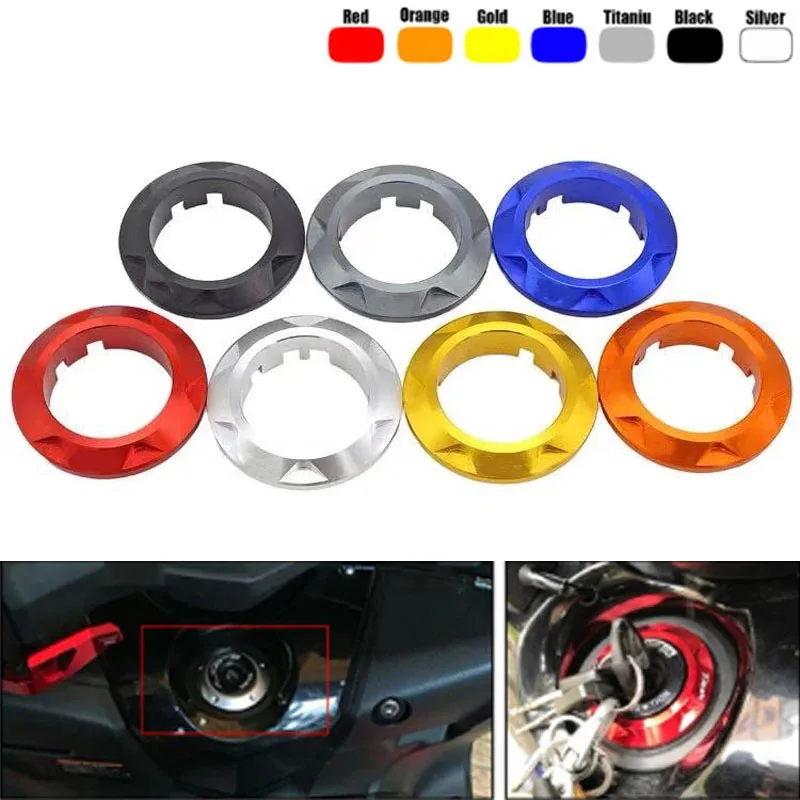 TMAX 530 Scooter Motorcycle Ignition Switch Cover Key Switch Protector Ring For Tmax 530 Tmax530 T-Max530 T MAX530 2013-2015