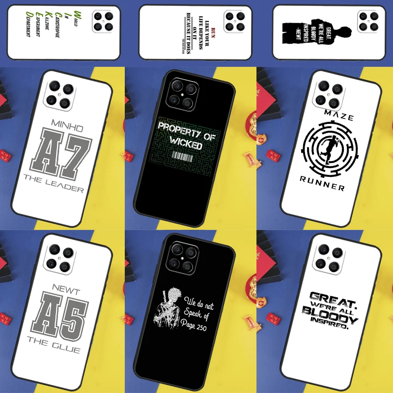 Newt Quotes The Maze Runner funda para Honor 200 Pro 50 70 90 Lite X9b X9a X8b X8a X8 X9 X9c Honor Magic 7 5 6 Pro