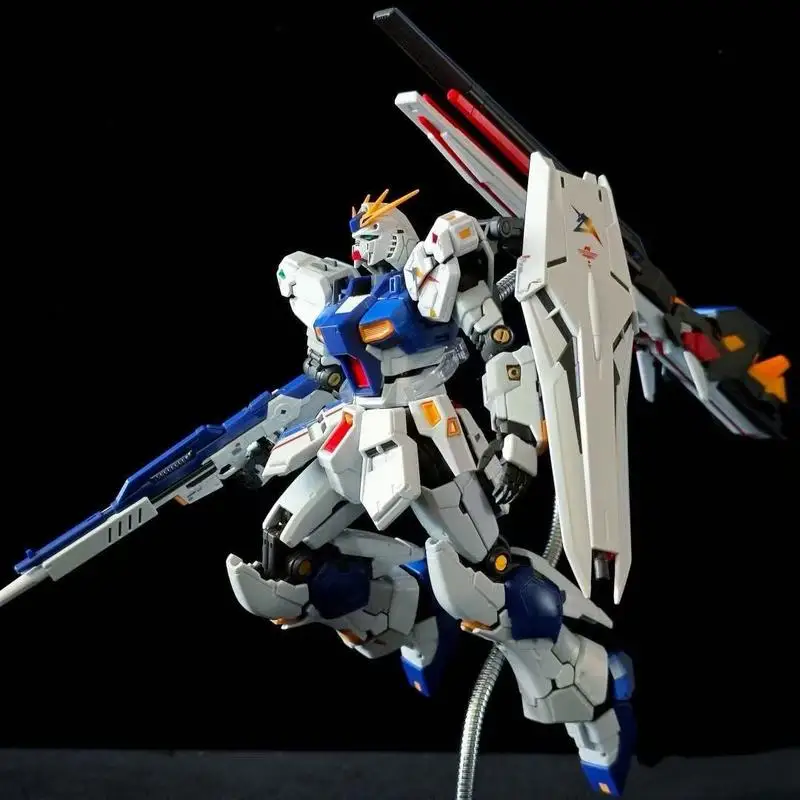 RG 1/144 Fukuoka Nu Gundam كامل المفاصل القابلة للتطبيق المفاجئة صالح أطقم منمذجة عالية التفاصيل الجمعية عمل الشكل سطح المكتب جمع حلية