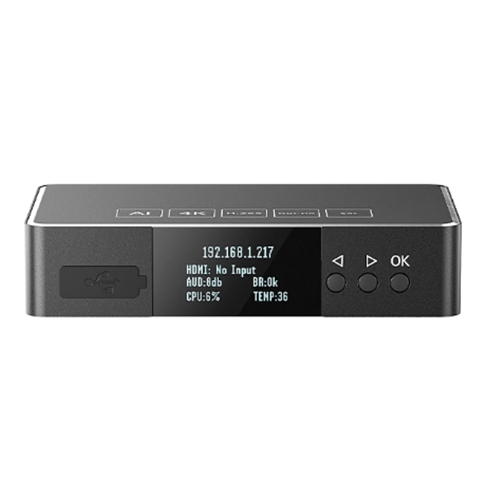 HD Encoder NDI Decoder 4K 1080P SRT RTMP H265 Live Streaming