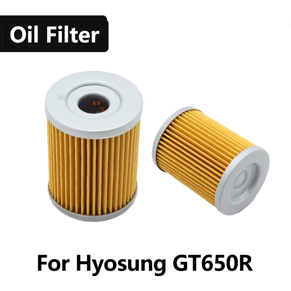 Filtro de Aceite para Motocicleta, Limpiador de Admisión, Piezas del Sistema, Elementos, Accesorios GT650R para Hyosung GT650R GT 650R GT650 R 650