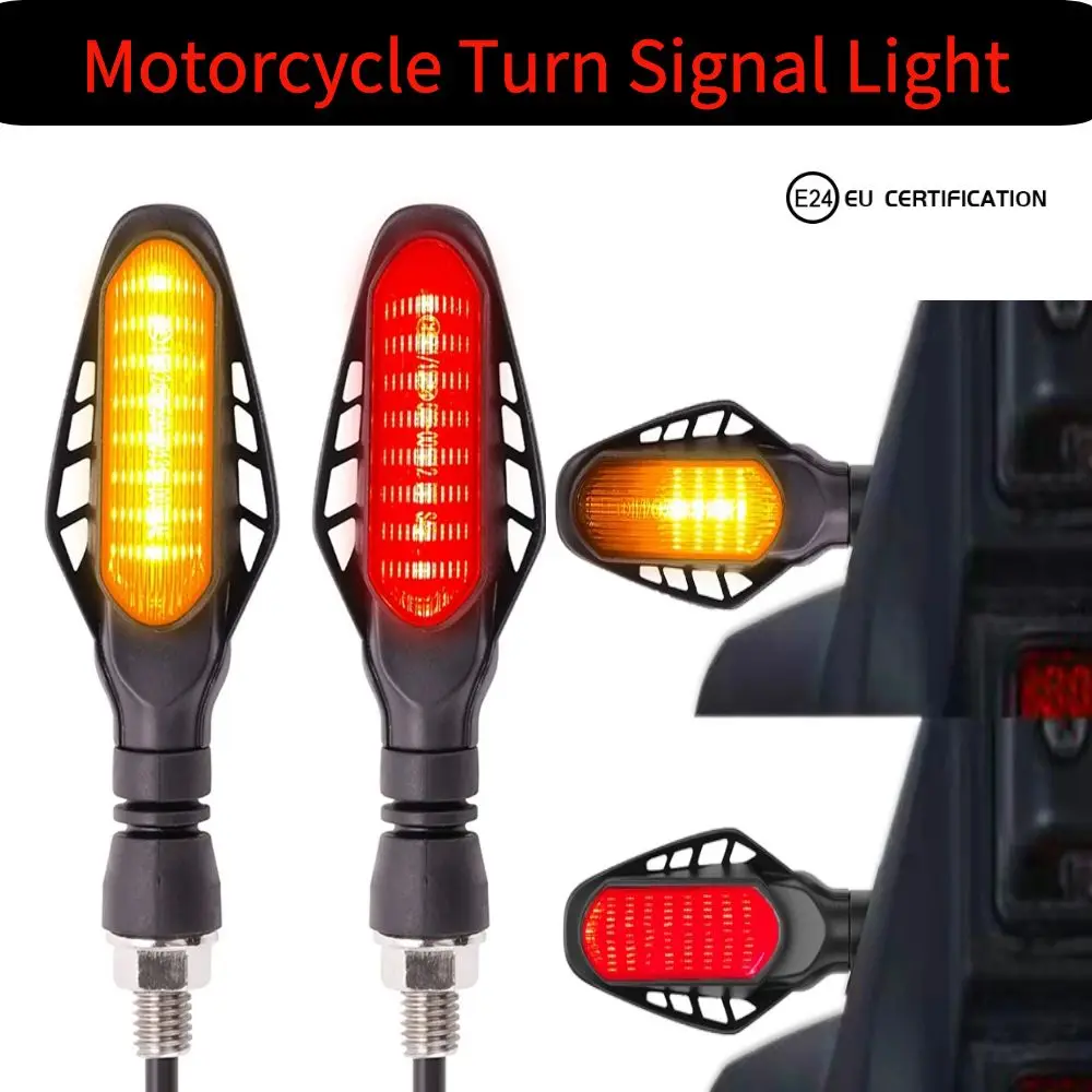 

Motorcycle Indicators Flowing Turn Signal Lights 12V Motorbike LED Turn Signal Lights for Motorbike Yamaha Scooter Honda