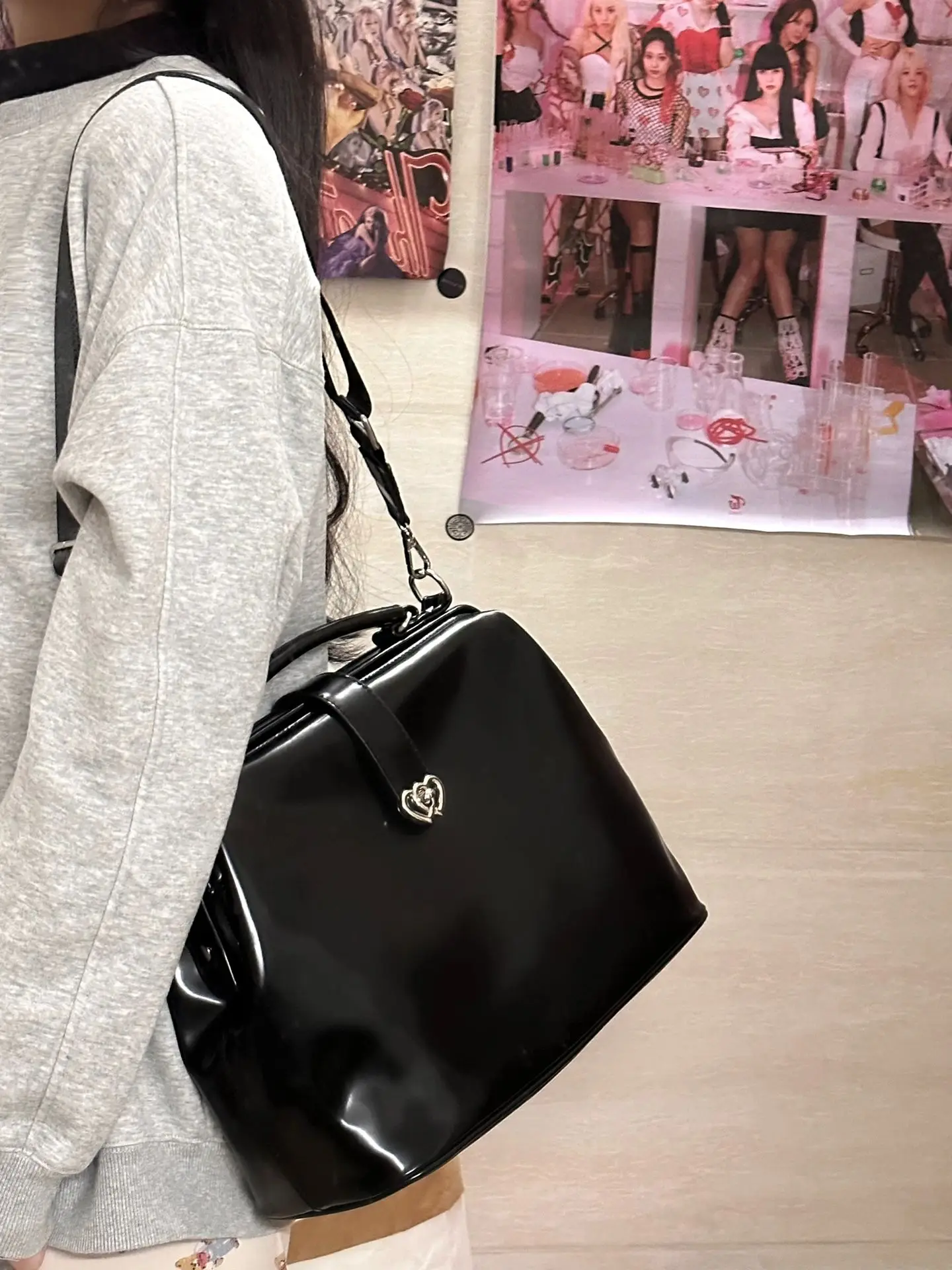 

Women's Large Capaci Commuter Handbag 2023 New Sle oulder Bag Tote Bag Crossbody Bag Casual Briti Sle PU Leather