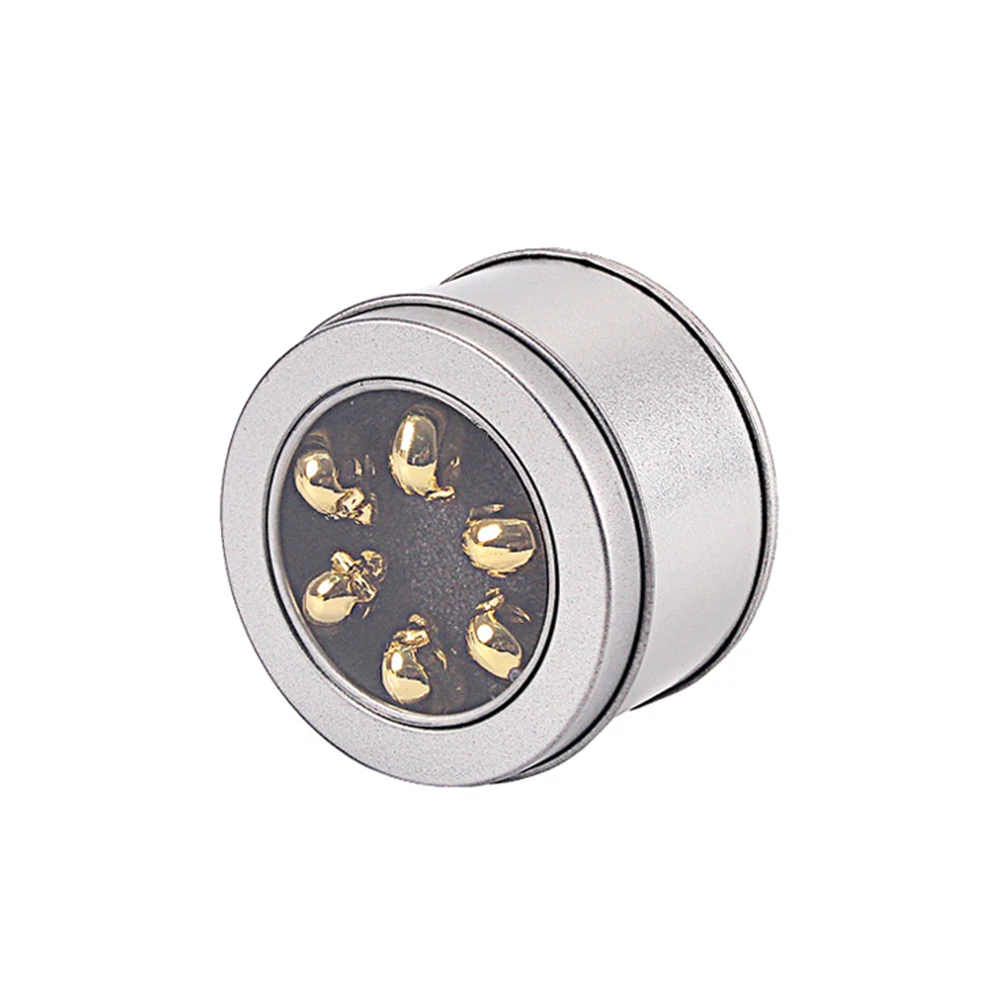 

6 Pcs Skull Bridge Zinc Alloy Guitar Pegs for Acoustic Mandolin Replacement Parts Metal Decoration Accessories Protect