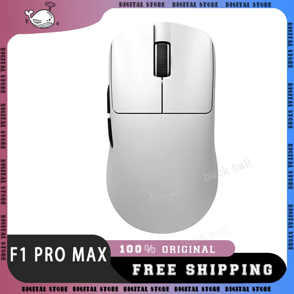 Atk F1 Pro Max Mouse F1 Ultimate Wireless Bluetooth Mouse 2 Mode Paw3950/Ultra 8K Lightweight Mouse Fps Office Gaming Mouse Gift