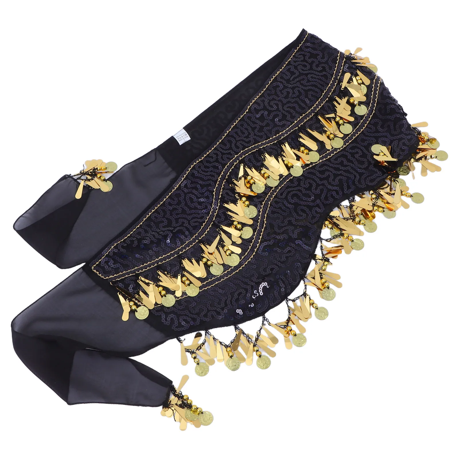 

Shiny Tassel Hip Scarf Belly Dancing Women Fringe Belt Dance Skirt Belt Adjustable Comfortable Belly Band Performance Costume