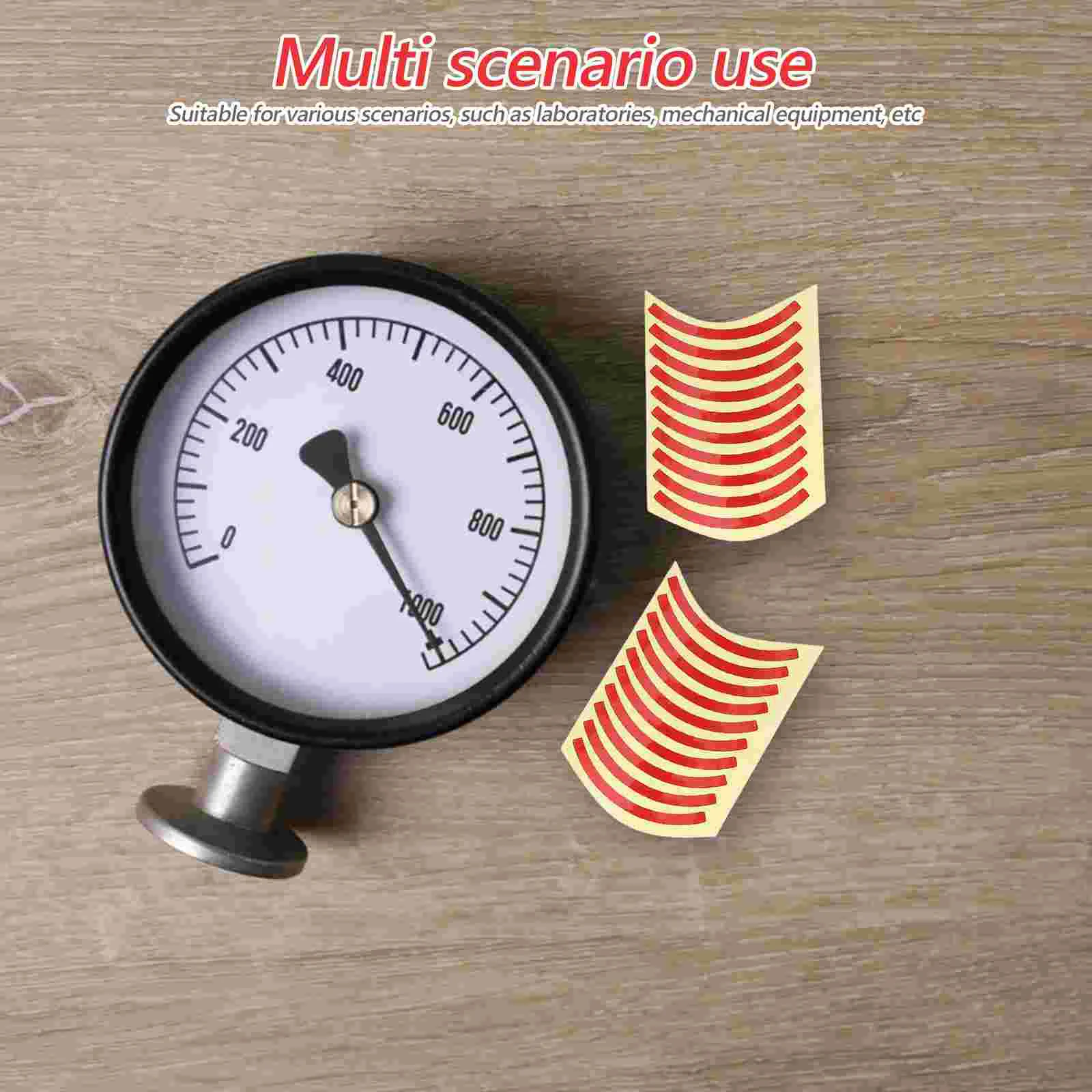 60 ชิ้นเครื่องวัดความดันระบุสติ๊กเกอร์สติ๊กเกอร์บํารุงรักษาครีมกันแดดทนรังสียูวีสีเขียวบ่งชี้กันน้ํา