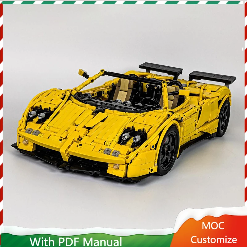 

2902 PCS Moc Luxury Convertible Sports Car Model Building Blocks Speed Vehicle Bricks Toys Children Adult DIY Assembly Toy Gifts