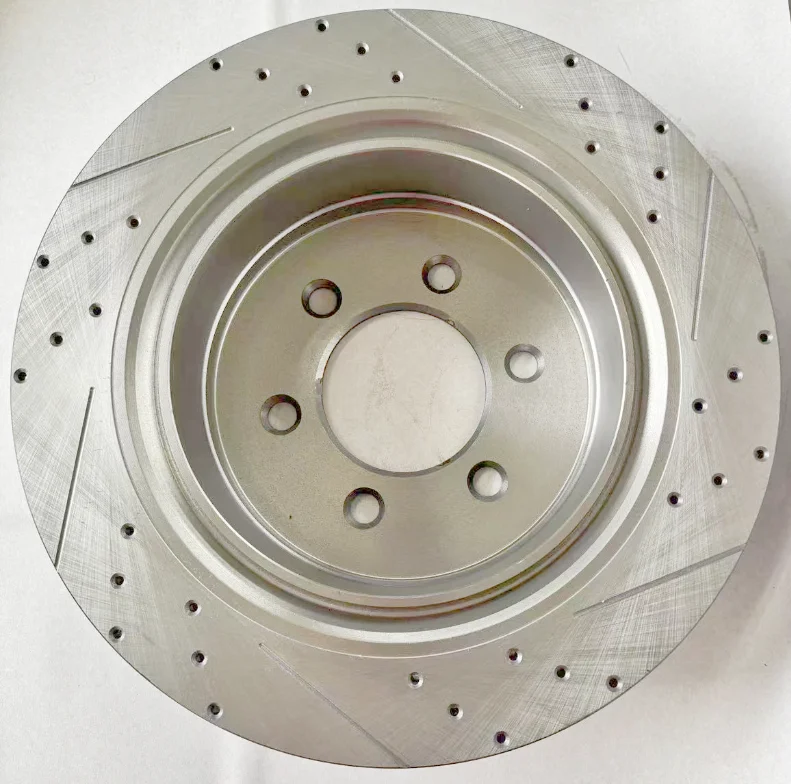 

Drilled and Slotted Brake Discs Rotor CL3Z-2C026-A Rear Brake Disc for Ford