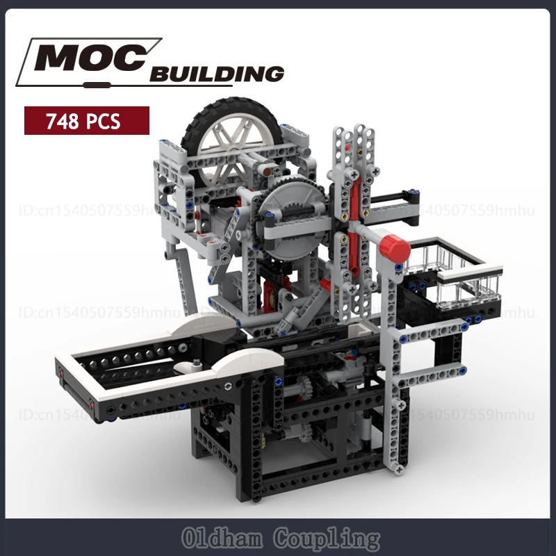 

MOC Building Blocks GBC Module Model Oldham Coupling DIY Assembly Technology Bricks Collection Display Toys Creative Ideas Gifts