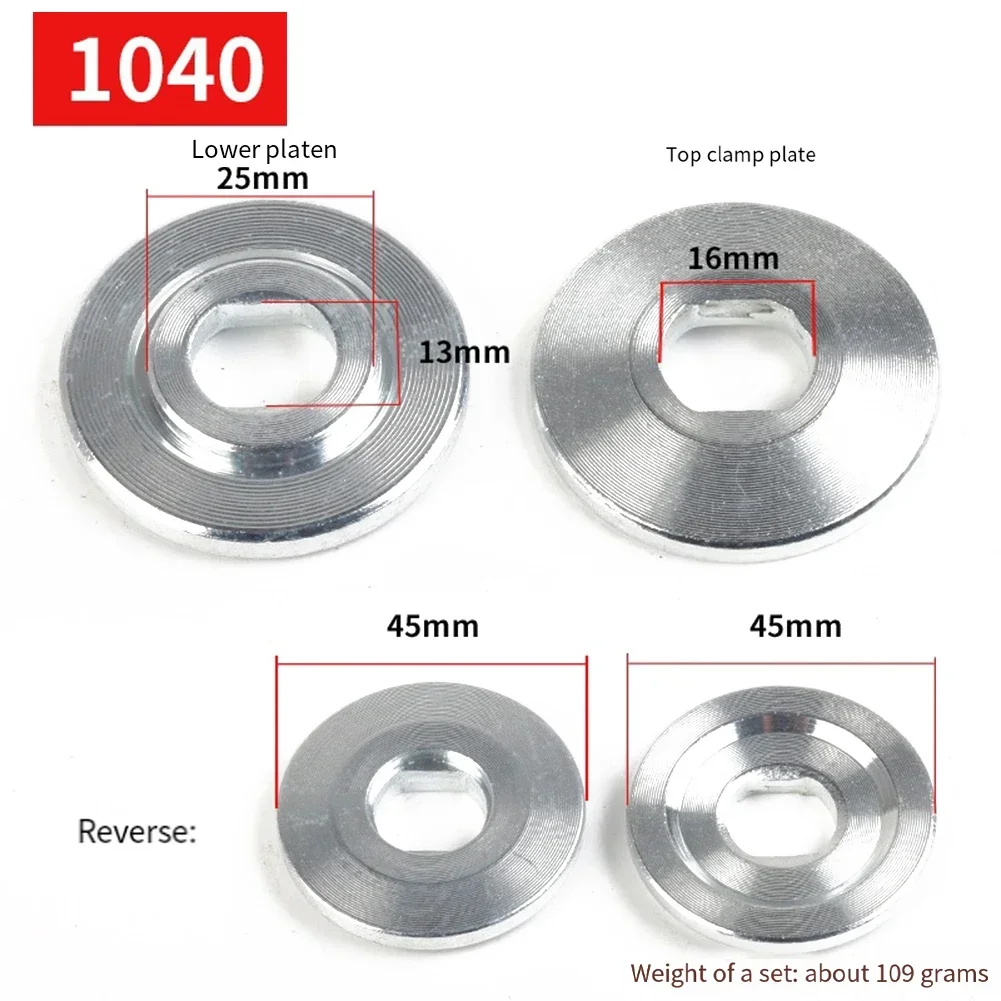 ﻿ 2pcs Angle Grinder Grinding Wheel Pressure Plate For 255 1040 Cutting Machine Angle Grinder Pressure Plate Power Tools