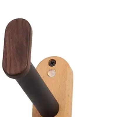 Beech Wood Guitar Holder Wall Mount Guitar Hanger for versatile Compatibility Adjustable Horizontal Display Easy Assembly