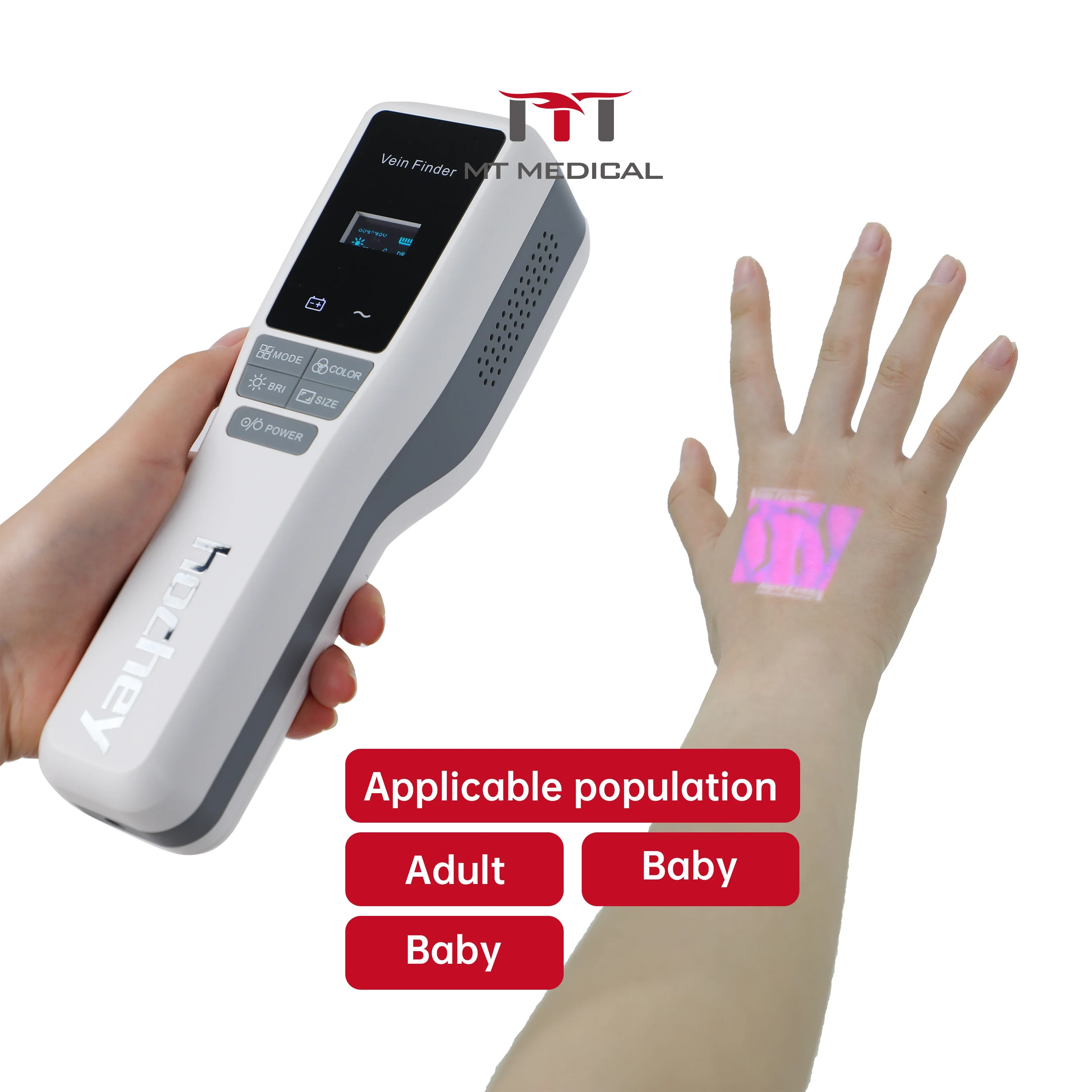 

HOCHEY MEDICAL Portable Infrared Vein Viewer Finder Machine vein imaging device venous transilluminator with mobile stand2025