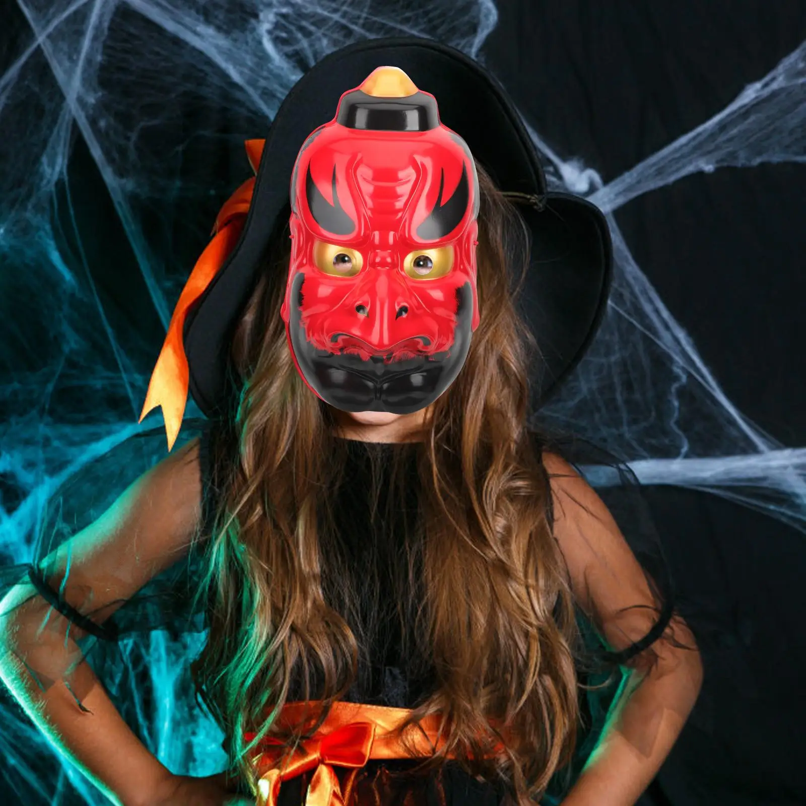 

Masquerade Halloween Mask Apparel Prop Masks Plastic Dress-up Costumes for Adults