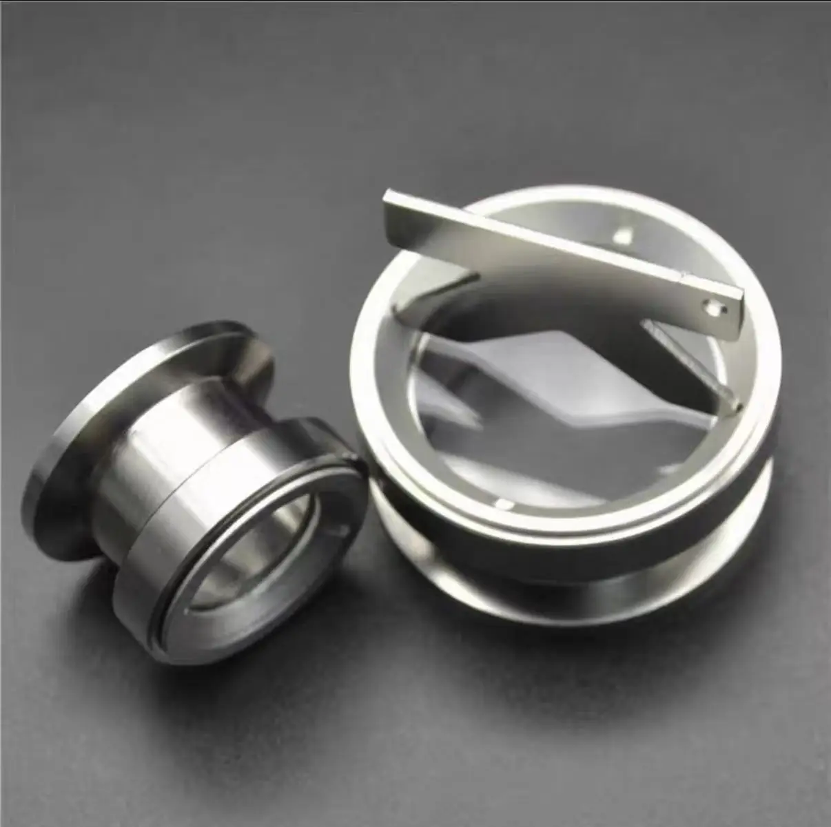KF16, KF25, KF40, KF50 vacuum flange observation window borosilicate quartz glass, 304 stainless steel.