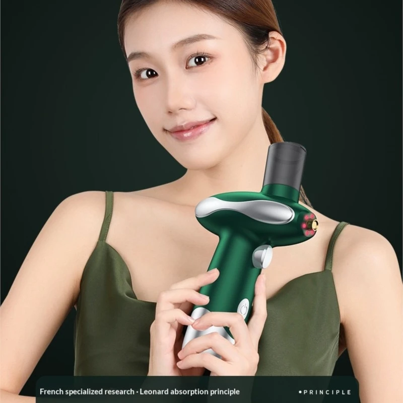 جهاز تجميل الوجه LED متعدد الوظائف مع رذاذ الأكسجين العلاج بالضوء الأحمر والأزرق وعلاج ضوء الماء بالضباب النانوي للمنزل #4