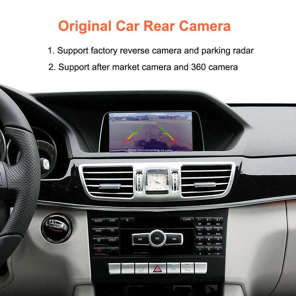 Bonroad Carplay Android Auto Interface für Mercedes Benz A B C M E Klasse GLA CLA GLK SLK CLS GL W204 W176 W246 NTG 4.5 Airplay – Detail 9