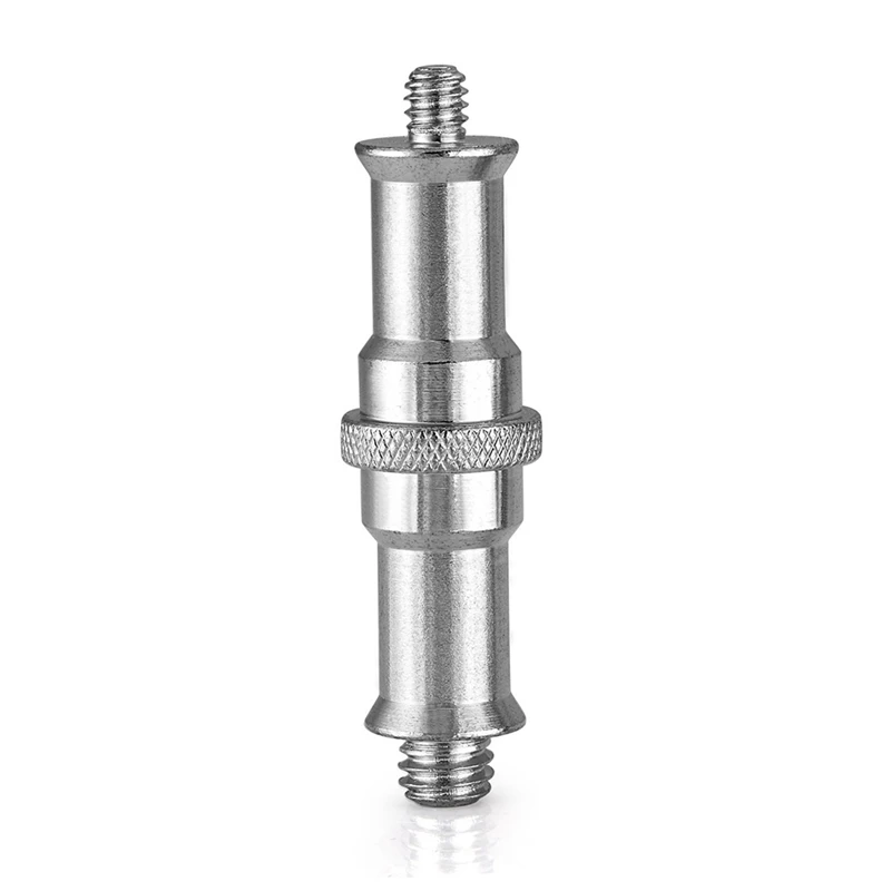 4 Pieces Standard 1/4 To 3/8 Inch Metal Male Converter Threaded Screw Adapter Spigot Stud For Studio Light Stand