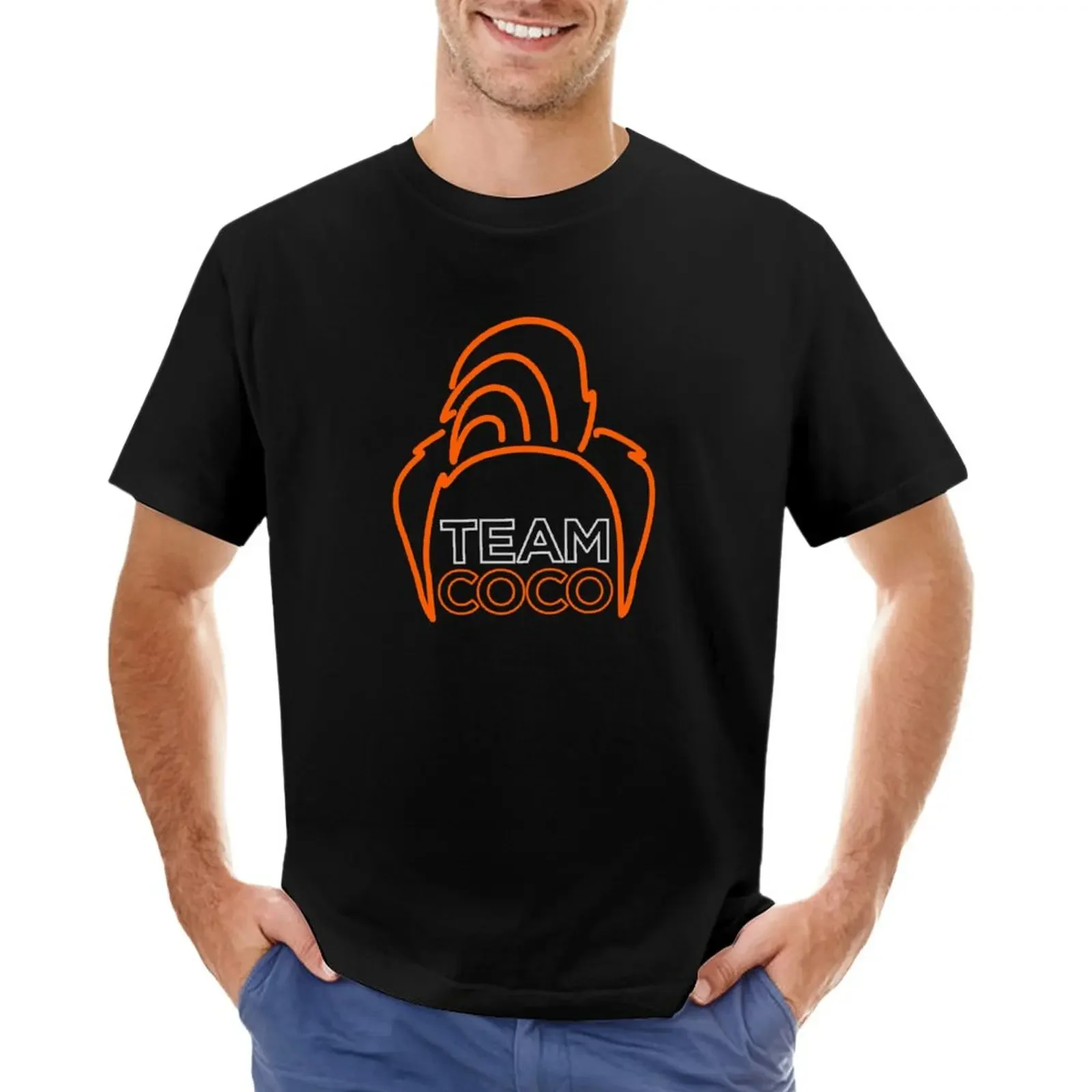 Team COCO (The Hair) T-Shirt summer clothes vintage mens plain t shirts