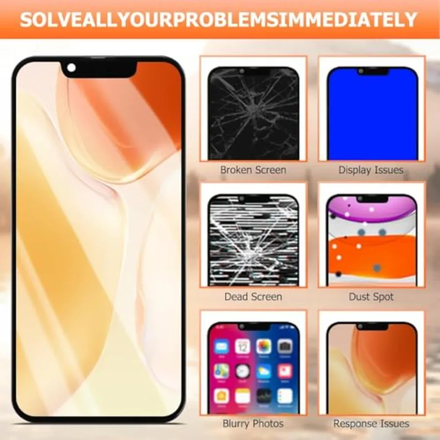 INCELL آيفون 13 شاشة صغيرة بديلة آيفون 13 شاشة LCD صغيرة استبدال A2628 A2481 A2626 A2629 A2630 LCD أرقام