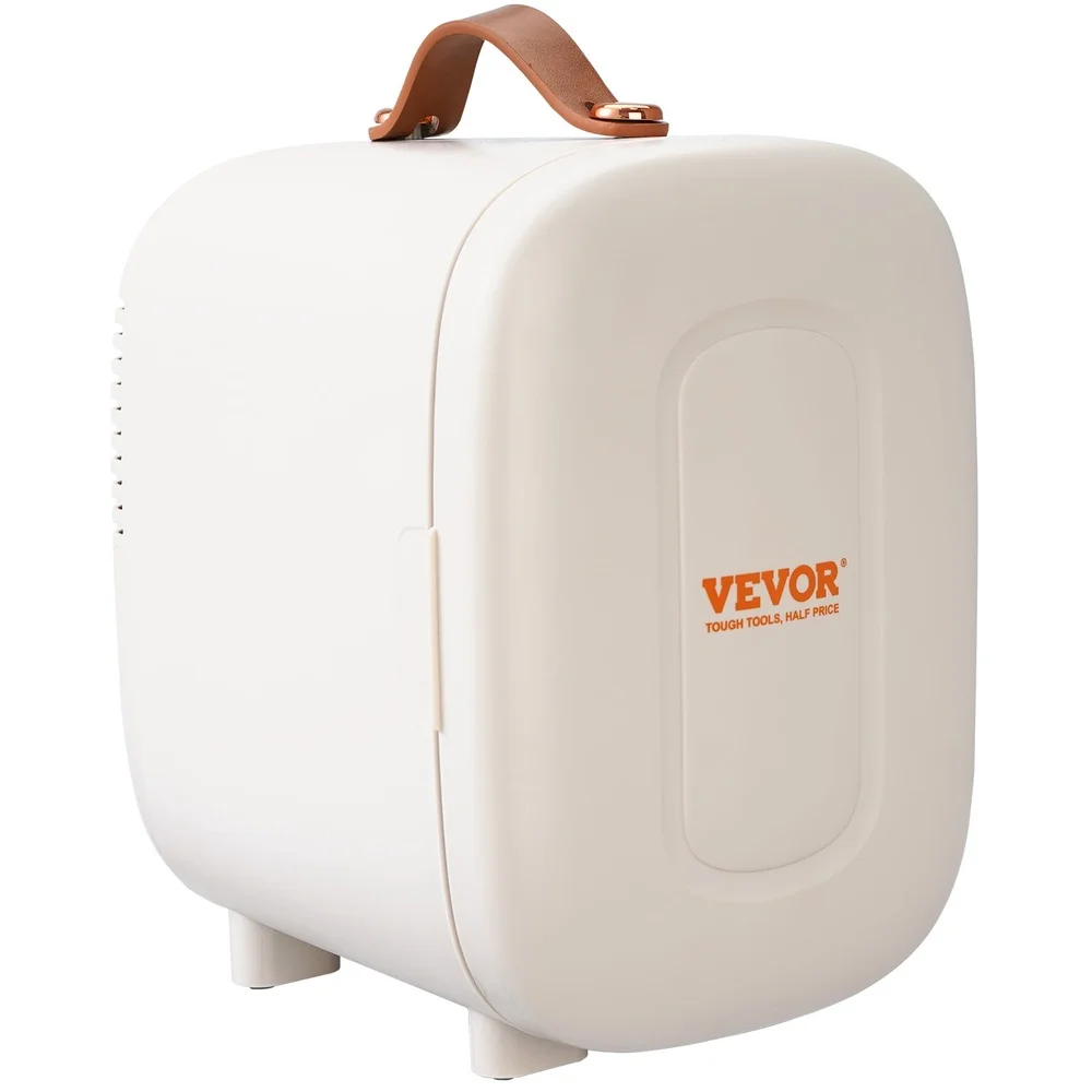 4L Mini Fridge Portable Cooler Warmer USB Power Adapter Silent Operation Skincare Cosmetics Food Drinks Ideal Car Office Outdoor