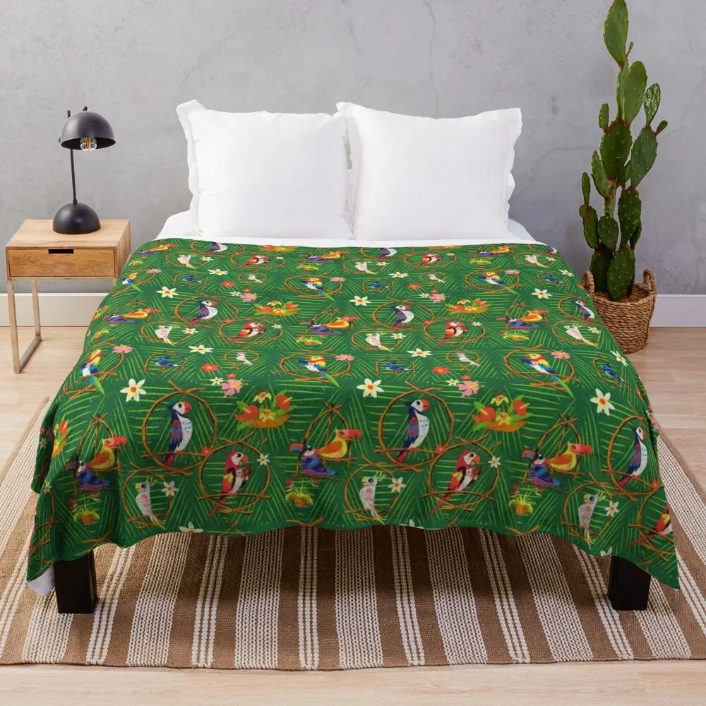 

Enchanted Tiki Room Throw Blanket Men's Soft Warm Throw Blanket for Couch