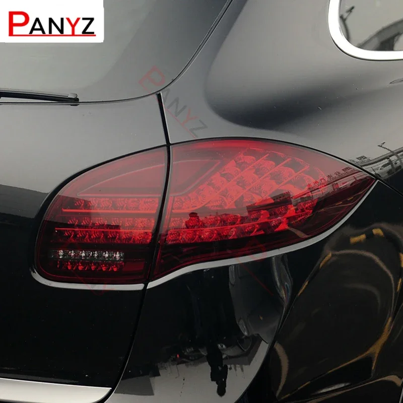 Para Porsche Cayenne 958 2011-presente GTS Turbo película protectora para faros de coche luz trasera ahumado tinte negro envoltura vinilo TPU pegatina