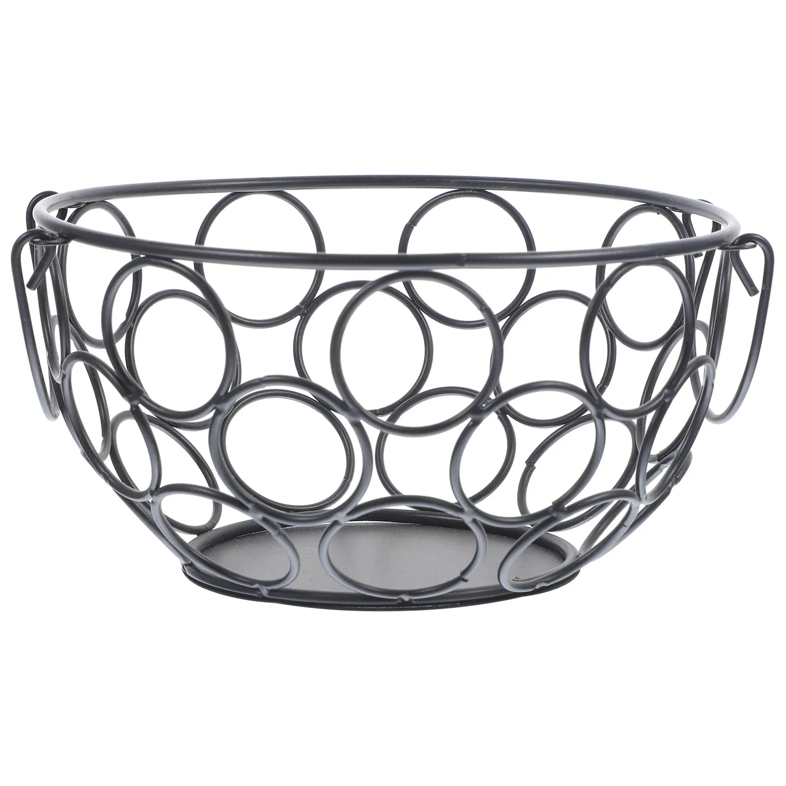 

Настольная корзина для хранения из металла, перфорированная, для фруктов, овощей, яиц, органайзер для кухни, контейнер для закусок, вместительная корзина