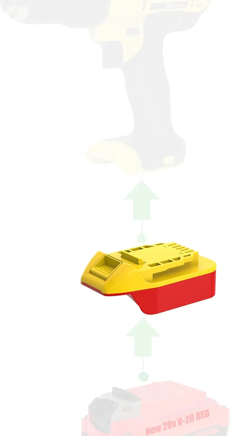 

Universal Power Adapter for 20V MAX Tools - Compatible with Craftsman V-20 Style, No Charging Function, Single Unit