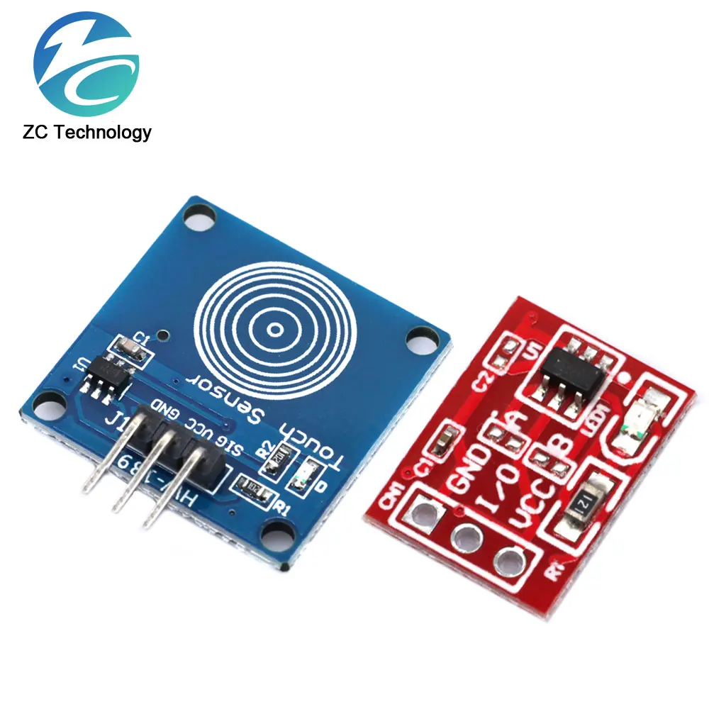 Interruptor de tecla táctil TTP223 TTP223B, 1/10 piezas, botón táctil, autobloqueo/sin bloqueo capacitivo, reconstrucción de canal