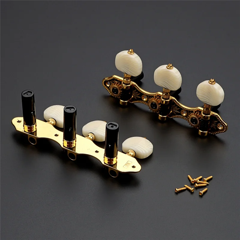 

【Must-Haves】2Pcs Guitar String Tuners Classical Guitar 3 Sets Of String Tuning Pegs 3Left 3Right Guitars Knobs Replacement