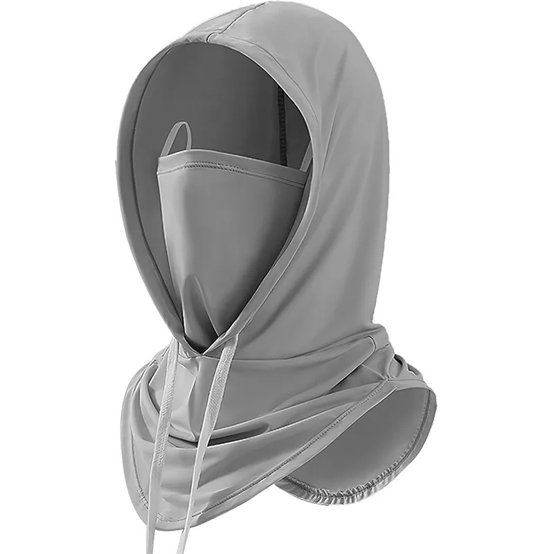 

Summer Ice Silk Motorcycle Sun Protection Balaclava – Cycling, Full-Face Removable Mask, Thin, UV-Resistant