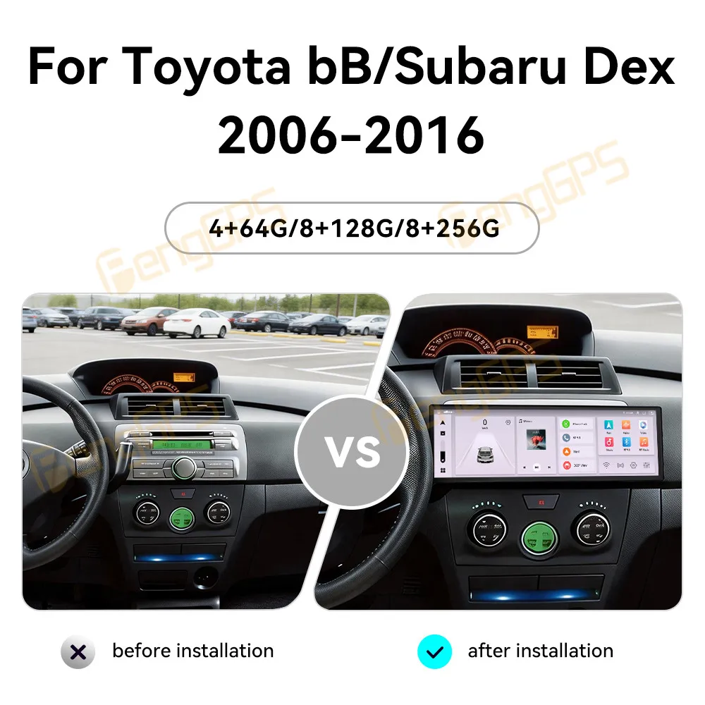14.9 Inch Screen Car Radio For Toyota bB Subaru Dex 2006-2016 Android GPS Navigation Multimedia Video Stereo Receiver Head Unit