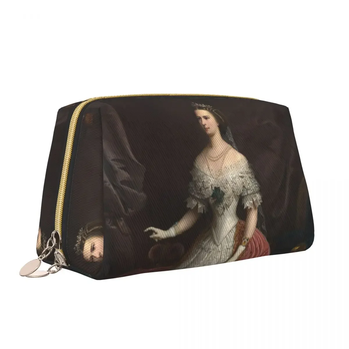 Portrait Of Empress Elisabeth Of Austria By Franz Xaver Winterhalter Cosmetic Bag Makeup Case Beauty Storage Toiletry Bags image 4