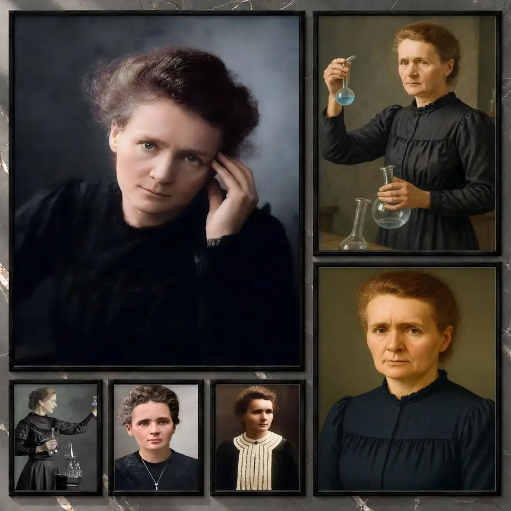 Legacy-Celebrated-Famous-Renowned-Portrait-Biography Marie Curie Poster Aesthetic Unframed Wall Prints for Bedroom & Living Room